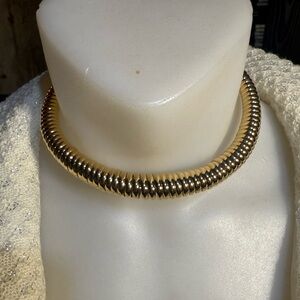 Vintage Gold Choker Necklace